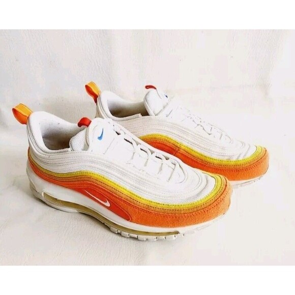 Nike Air Max 97 Athletic Club White Yellow Orange DQ8237-800